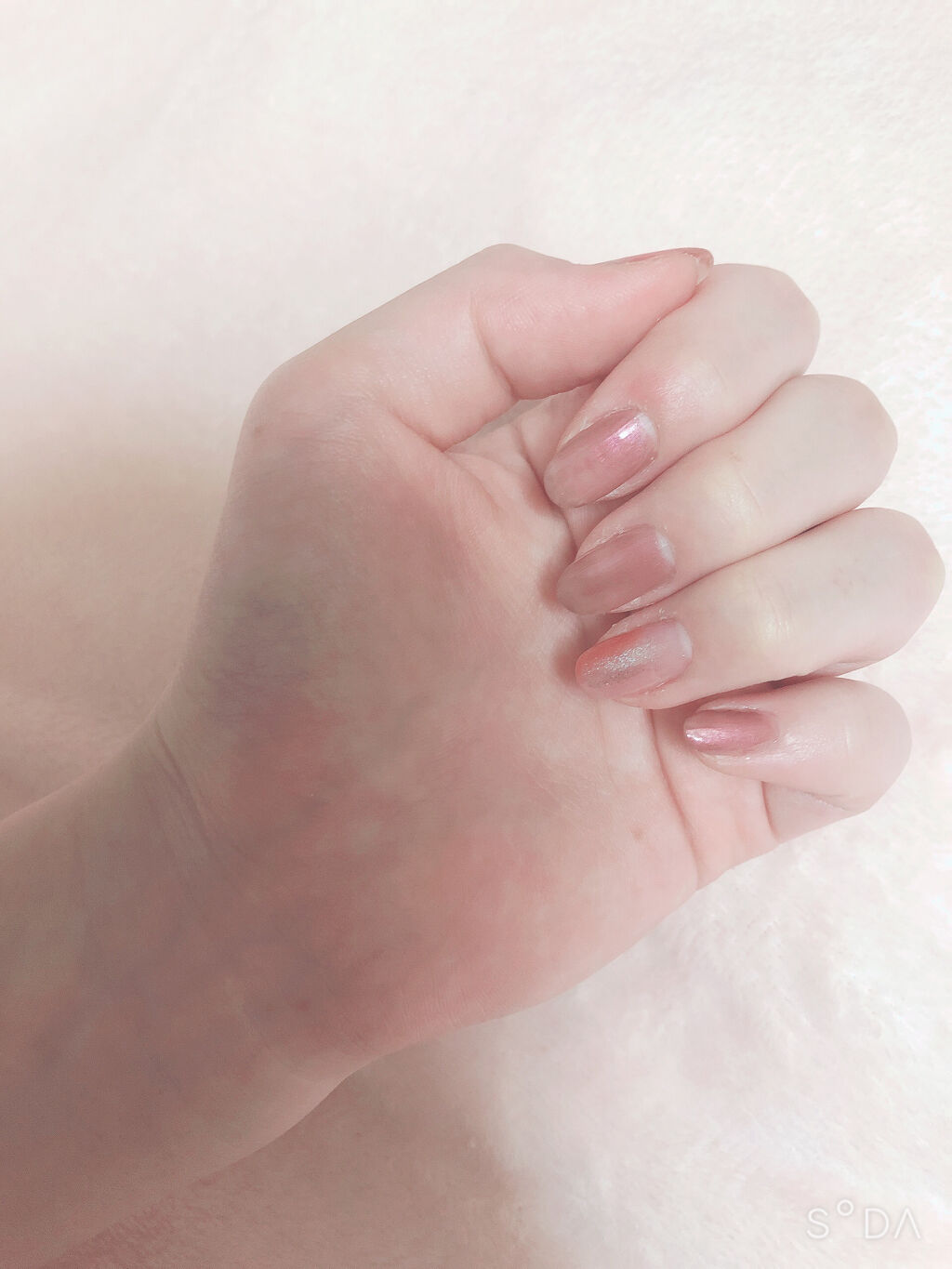 ナチュラルネイルカラーN 101 ピンクガーランド/デュカート/マニキュアを使ったクチコミ（3枚目）