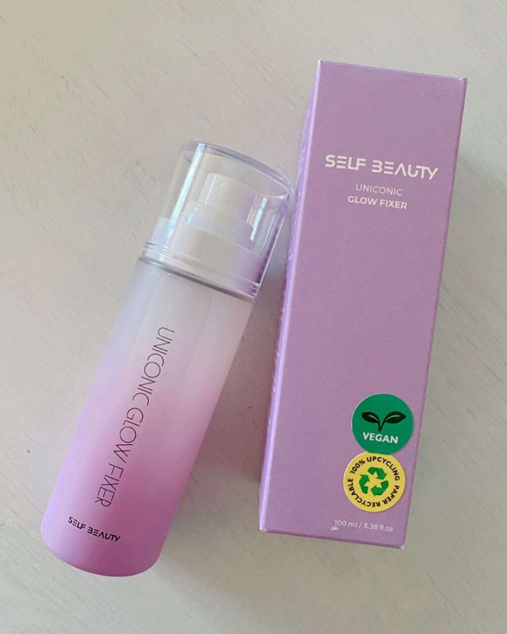 ユニコーン メイクアップグローフィックスミスト/SELF BEAUTY/フィックスミストを使ったクチコミ(4枚目)
