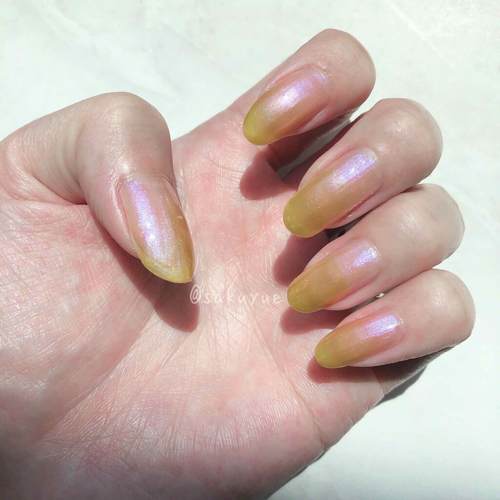 ネイルホリック Sheer pearl color/ネイルホリック/マニキュアを使ったクチコミ(2枚目)