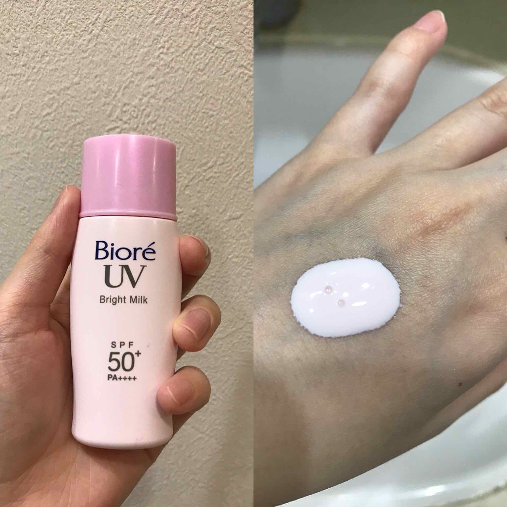 ビオレUV さらさらブライトミルク SPF50+/ビオレ/日焼け止めミルクを使ったクチコミ（2枚目）