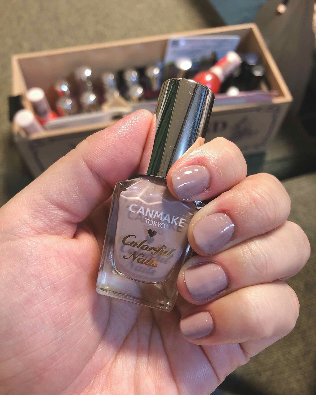 カラフルネイルズ/キャンメイク/マニキュアを使ったクチコミ（1枚目）
