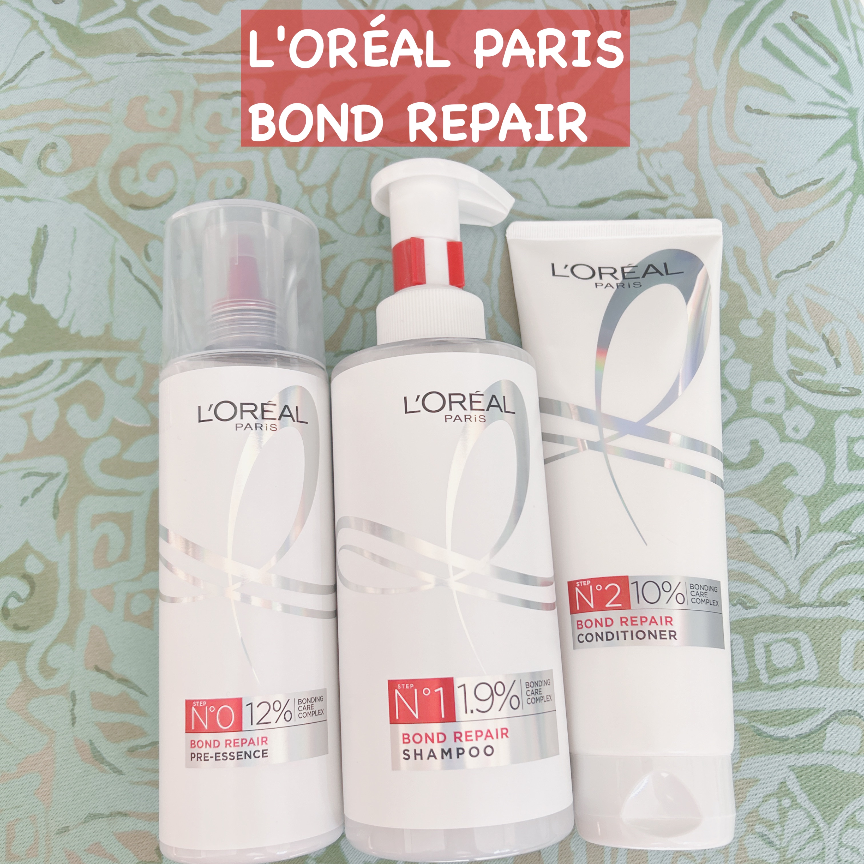 ロレアル パリ ボンド リペア シャンプー／コンディショナー/ロレアル パリ/市販シャンプーを使ったクチコミ（1枚目）