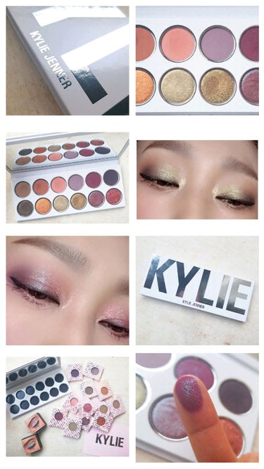 Kylie Cosmetics Empty-White Paletteのクチコミ「♡#KYLIECOSMETICS ♡

☝️こちらの♪カスタマイズ／アイシャドウパレットを♪
.....」（1枚目）