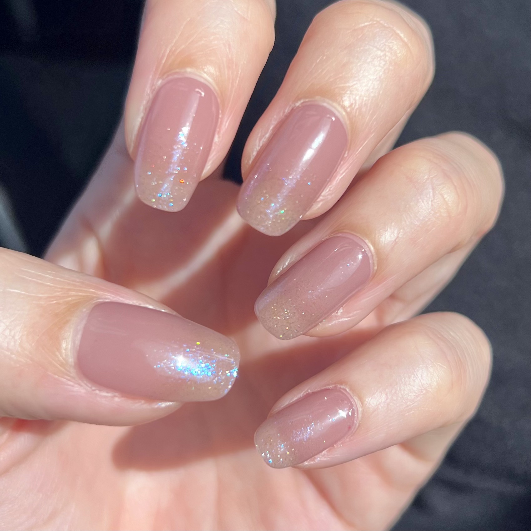 ノンワイプトップコート/セリア/ジェルネイルを使ったクチコミ（1枚目）