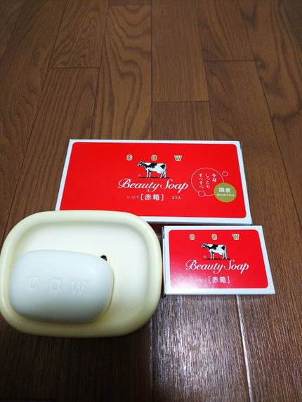 赤箱 (しっとり)/カウブランド/洗顔石鹸を使ったクチコミ(1枚目)