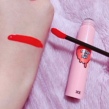 3CE TATTOO LIP TINT #YAY OR NAY/3CE/リップグロスを使ったクチコミ（3枚目）