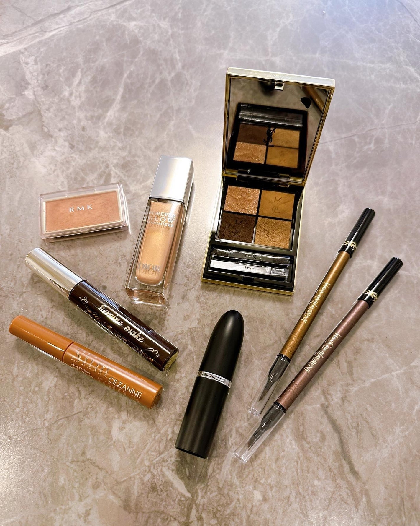 インジーニアス パウダーチークス N/RMK/パウダーチークを使ったクチコミ(2枚目)