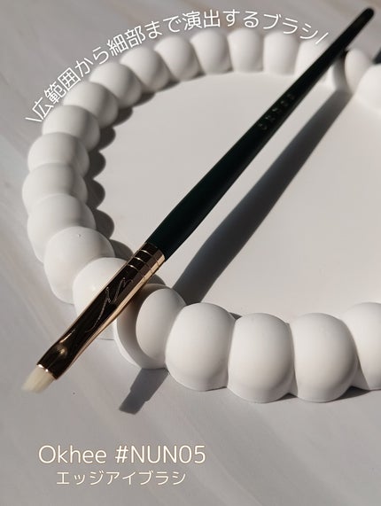SOOA DOR okhee Edge Eye Brush(NUN05)のクチコミ「\プロも使う韓流メイクブラシ🇰🇷/
普段メイクをワンランク上の仕上がりに
SOOA DO.....」(2枚目)