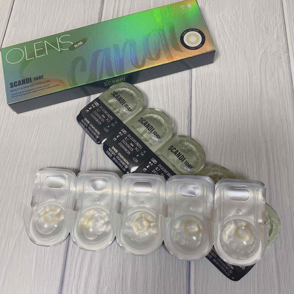 SCANDI 1day/OLENS/カラーコンタクトレンズを使ったクチコミ(3枚目)