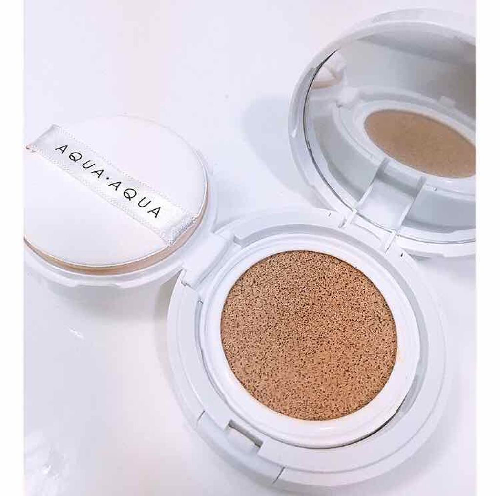 オーガニッククッションコンパクト/アクア・アクア/クッションファンデーションを使ったクチコミ（1枚目）
