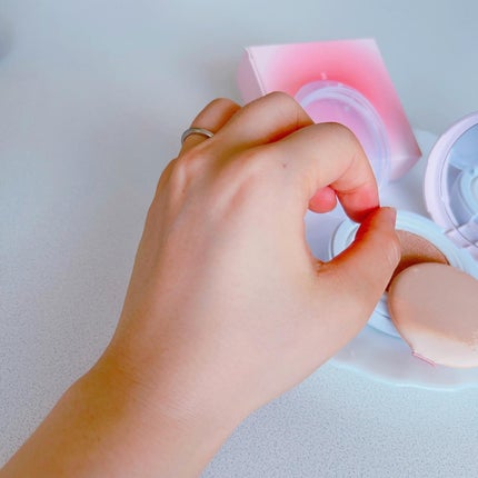 F5 リフレッシュクッション/keybo/クッションファンデーションを使ったクチコミ(3枚目)