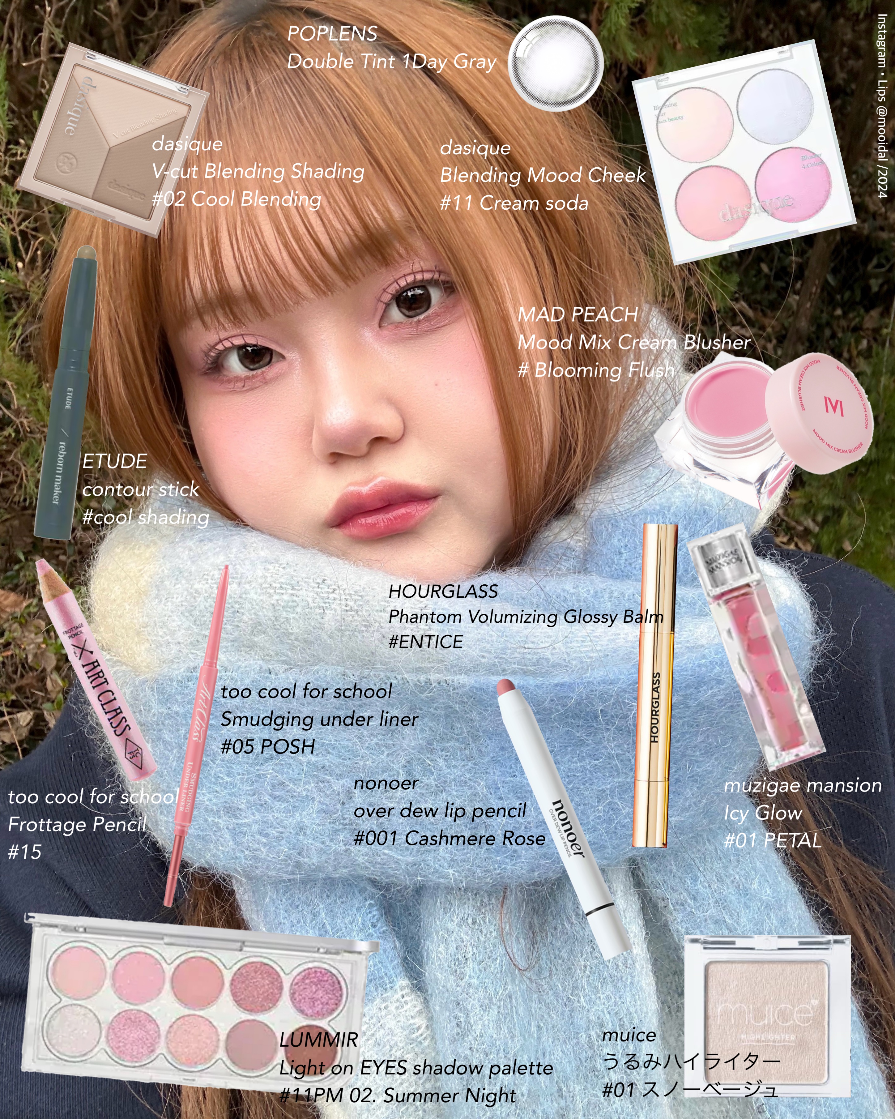 ブレンディングムードチーク/dasique/パウダーチークを使ったクチコミ（1枚目）