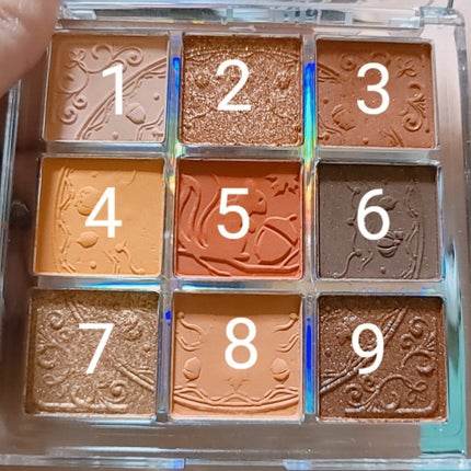 クォーツ 9色アイシャドウパレット(ドリームランドアイシャドウ)/ZEESEA/アイシャドウパレットを使ったクチコミ(2枚目)