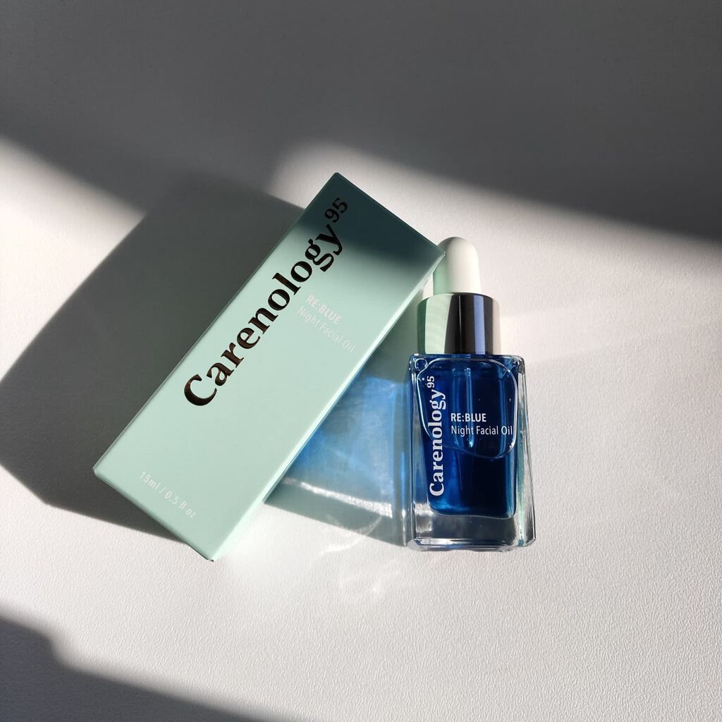 リブルーナイトフェイシャルオイル/Carenology95/美容液を使ったクチコミ（3枚目）