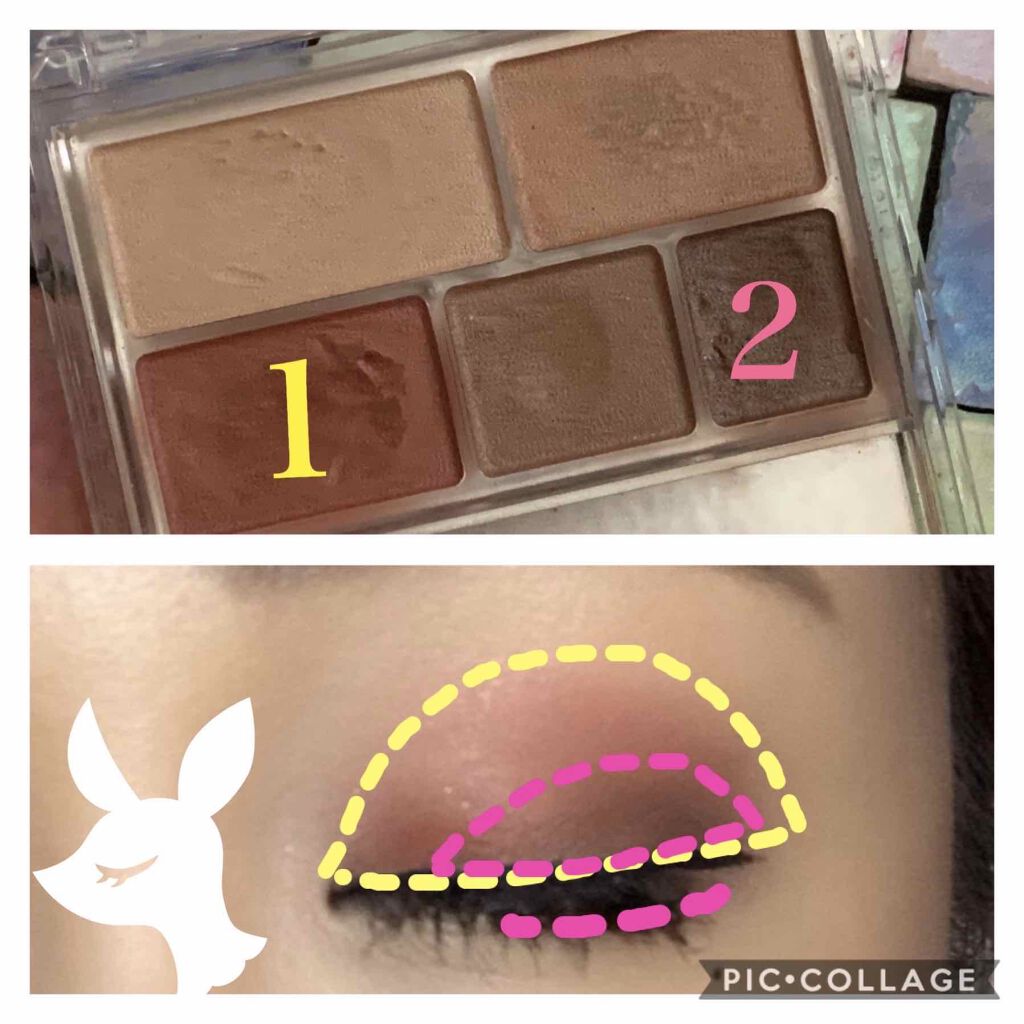 パーフェクトマルチアイズ/キャンメイク/アイシャドウパレットを使ったクチコミ(2枚目)