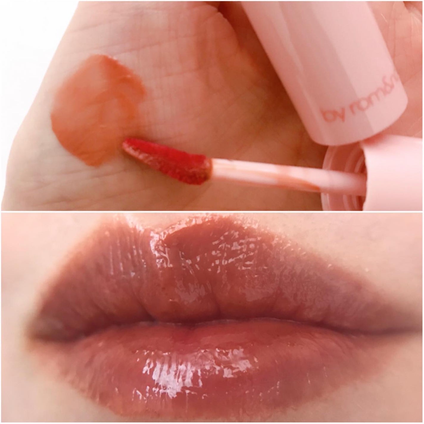 アンドバイロムアンド グラッシーボムティント/&nd by rom&nd/リップティントを使ったクチコミ(4枚目)