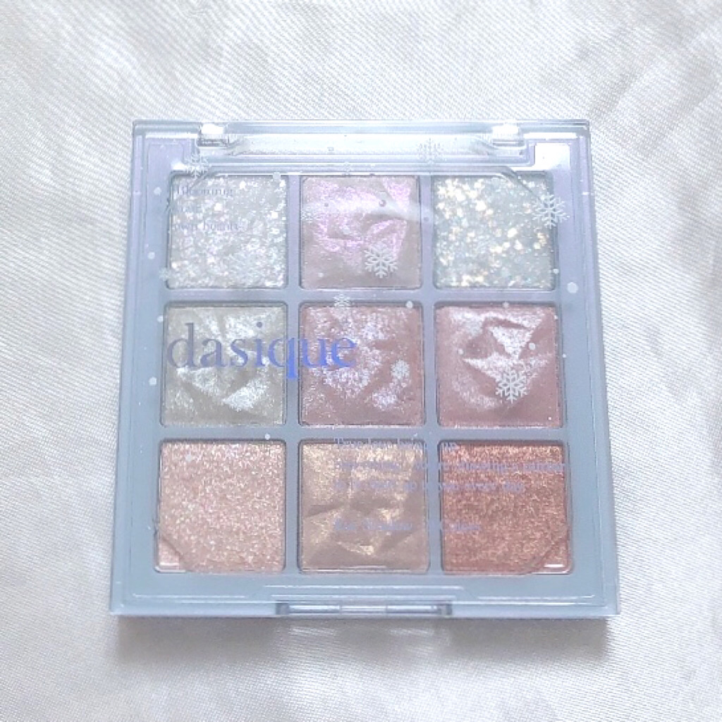 シャドウパレット 25 ホリデースノーボール/dasique/アイシャドウパレットを使ったクチコミ（3枚目）