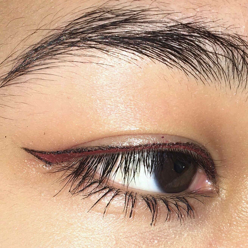 モテライナー リキッド/UZU BY FLOWFUSHI/リキッドアイライナーを使ったクチコミ（3枚目）