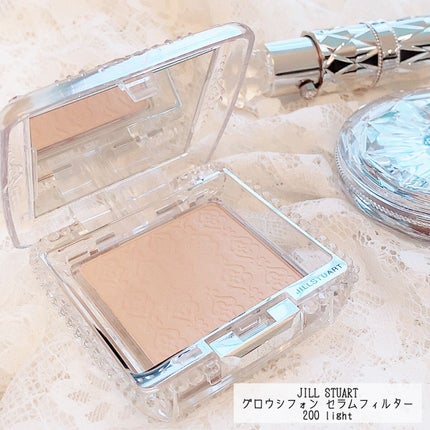 グロウシフォン セラムフィルター/JILL STUART/パウダーファンデーションを使ったクチコミ(2枚目)