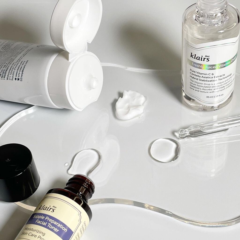 フレッシュリージュースドビタミンドロップ(35ml)/Klairs/美容液を使ったクチコミ(3枚目)