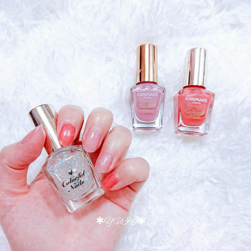 カラフルネイルズ/キャンメイク/マニキュアを使ったクチコミ（1枚目）