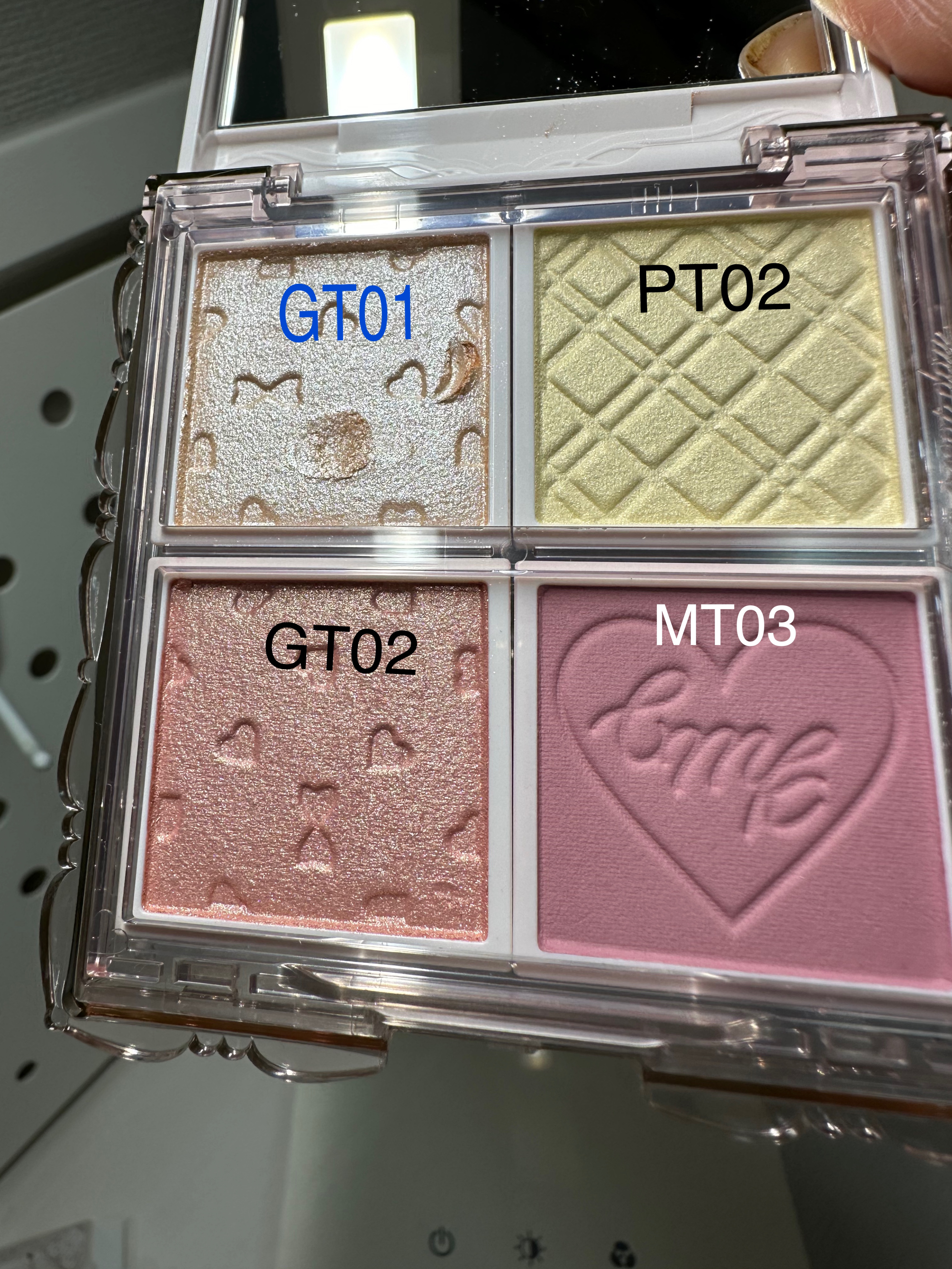 マイトーンクチュール PT02 カスタード/キャンメイク/メイクアップキットを使ったクチコミ（2枚目）