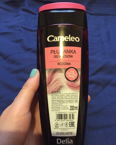 PINK  HAIR TONER RINSE/Cameleo/ヘアカラーを使ったクチコミ（1枚目）