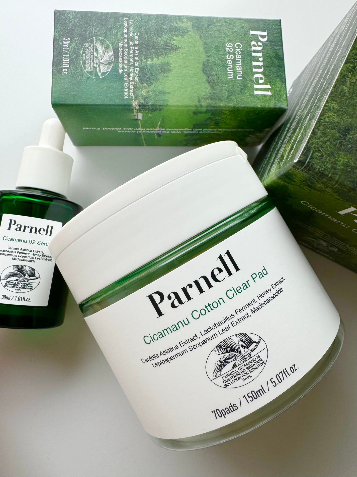 シカマヌ コットンクリアパッド/parnell/トナーパッドを使ったクチコミ(1枚目)