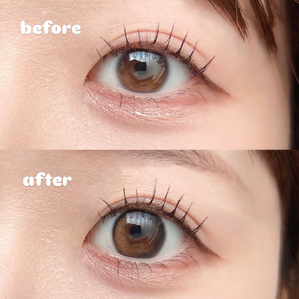 Glowy 1day/OLENS/ワンデー(1DAY)カラコンを使ったクチコミ(3枚目)