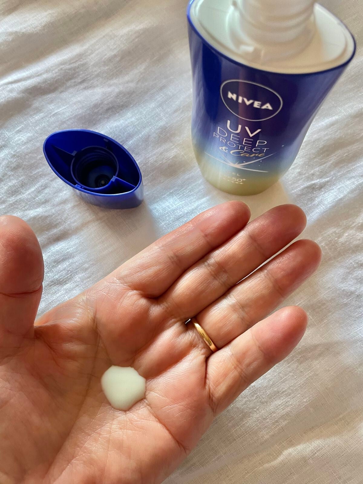 ニベアUV ディープ プロテクト&ケア ジェル/ニベア/日焼け止めジェルを使ったクチコミ(3枚目)