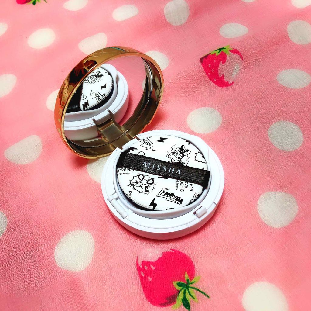 M クッション ファンデーション(モイスチャー)/MISSHA/クッションファンデーションを使ったクチコミ（3枚目）