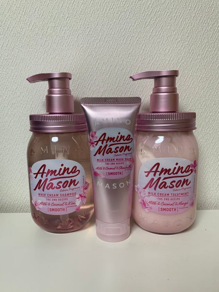 ディープモイスト シャンプー&ヘアトリートメント ミニマスクパック付き さくら限定キット2021/アミノメイソン/その他キットセットを使ったクチコミ(2枚目)