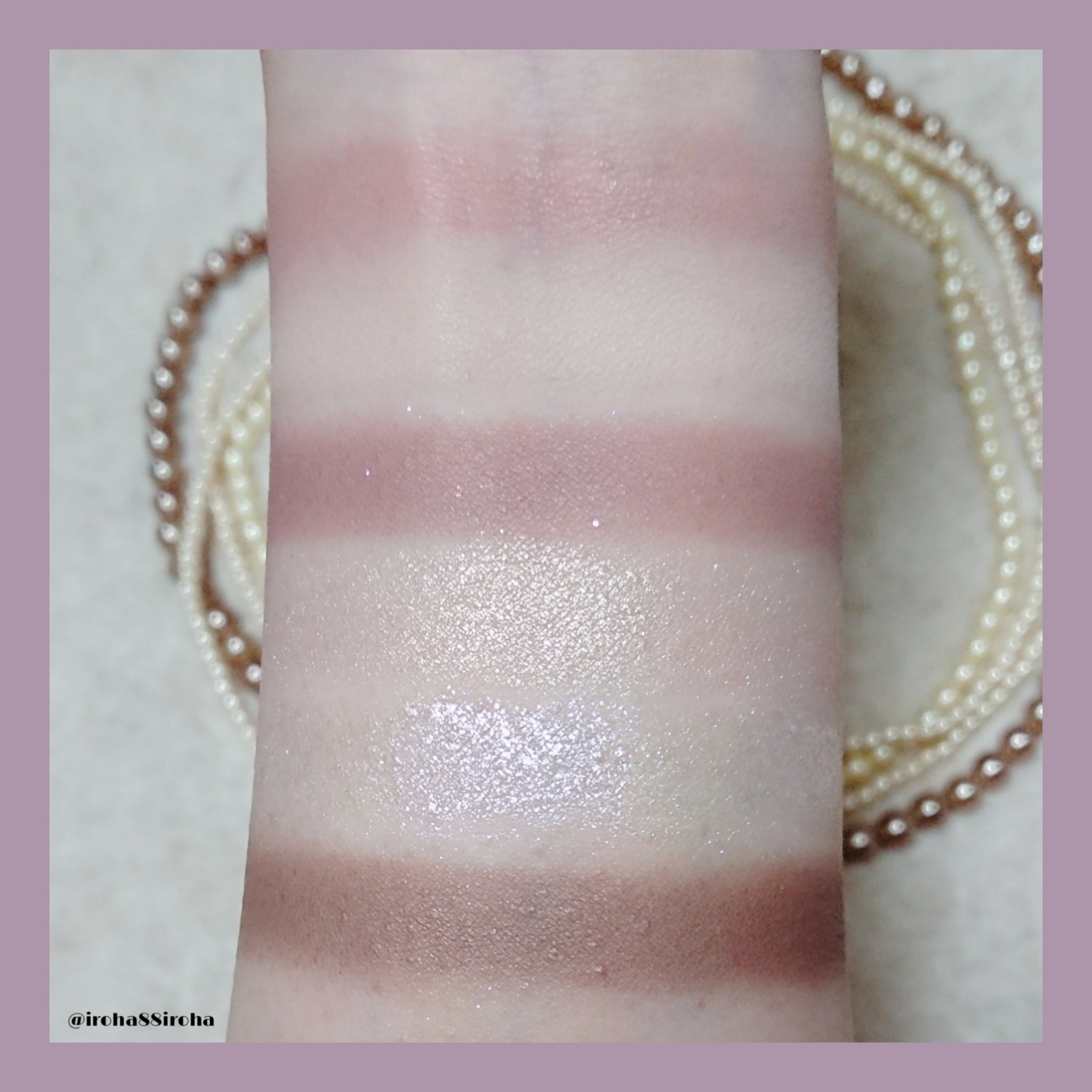 プロ アイパレット ミニ 03 BLOOMING MAUVE/CLIO/アイシャドウパレットを使ったクチコミ（2枚目）