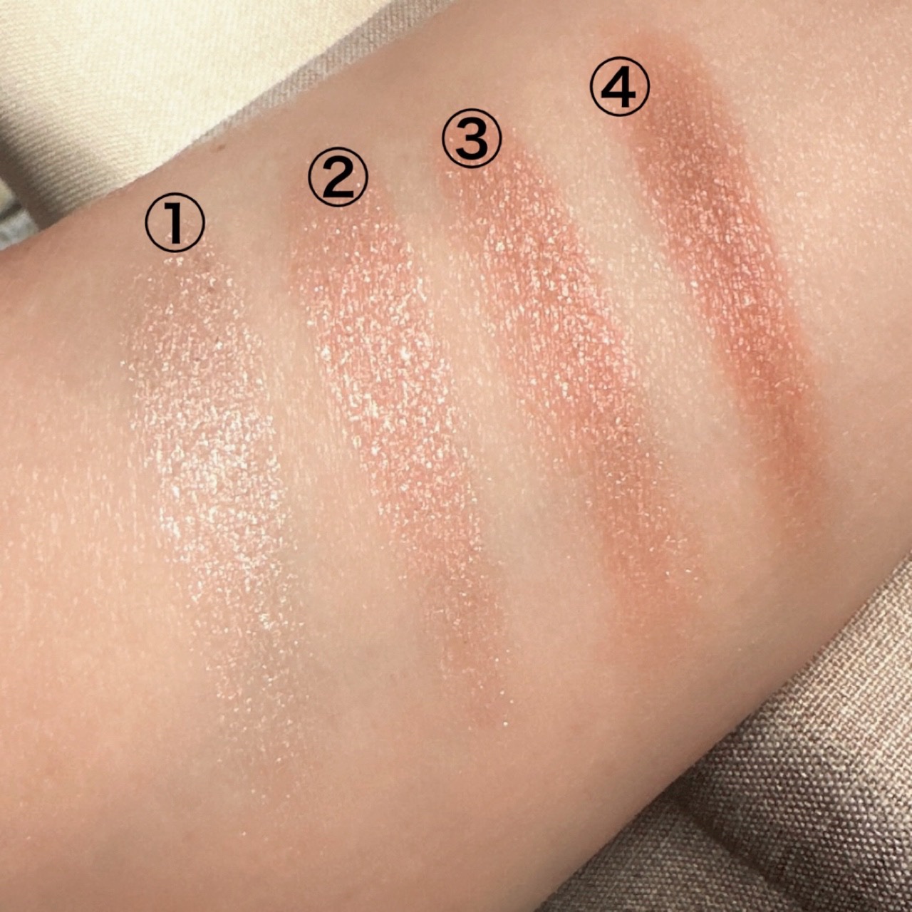 シルキースフレアイズ 10 スウィートラブレター/キャンメイク/アイシャドウパレットを使ったクチコミ（3枚目）