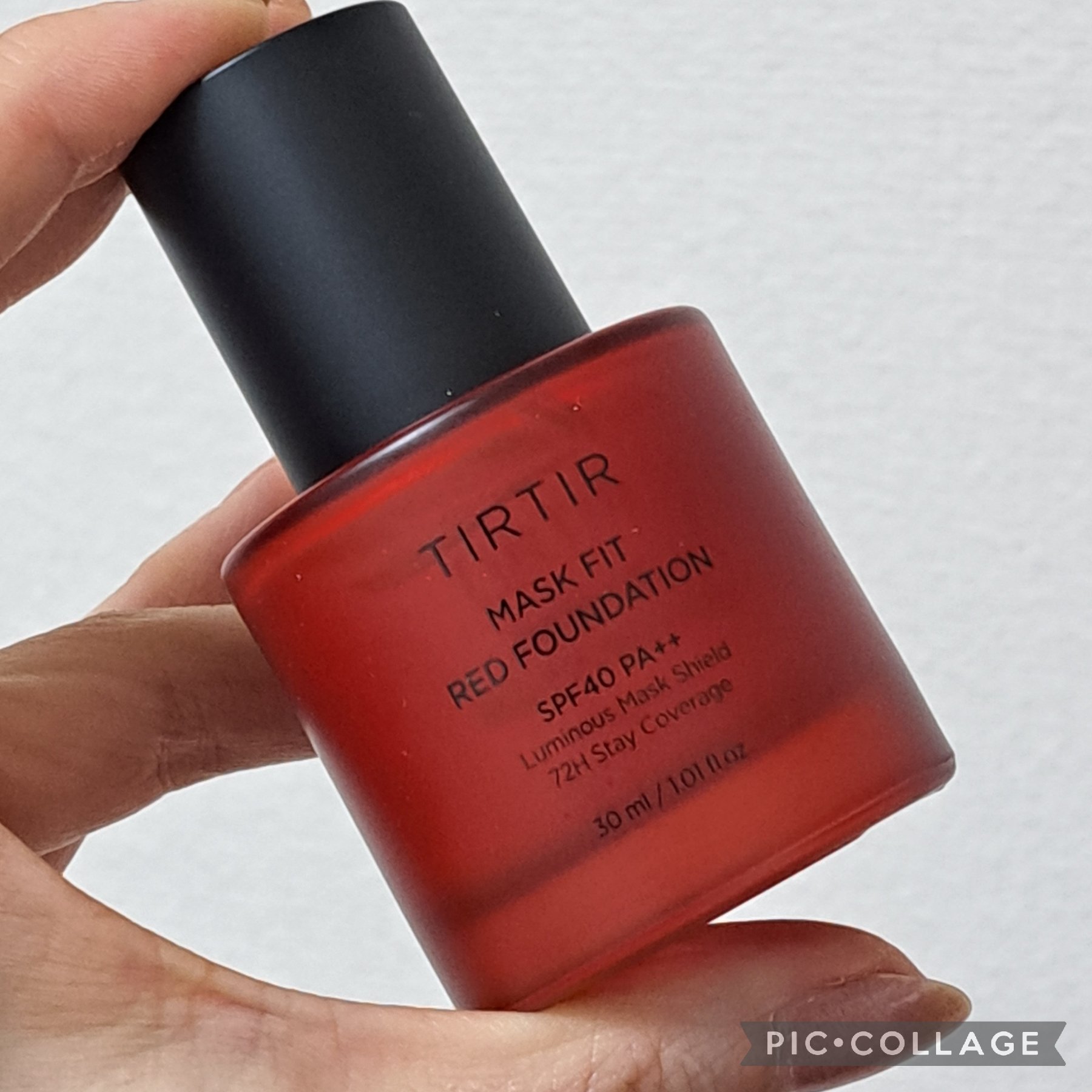 マスクフィットレッドファンデーション 21N アイボリー(IVORY)/TIRTIR(ティルティル)/リキッドファンデーションを使ったクチコミ（2枚目）