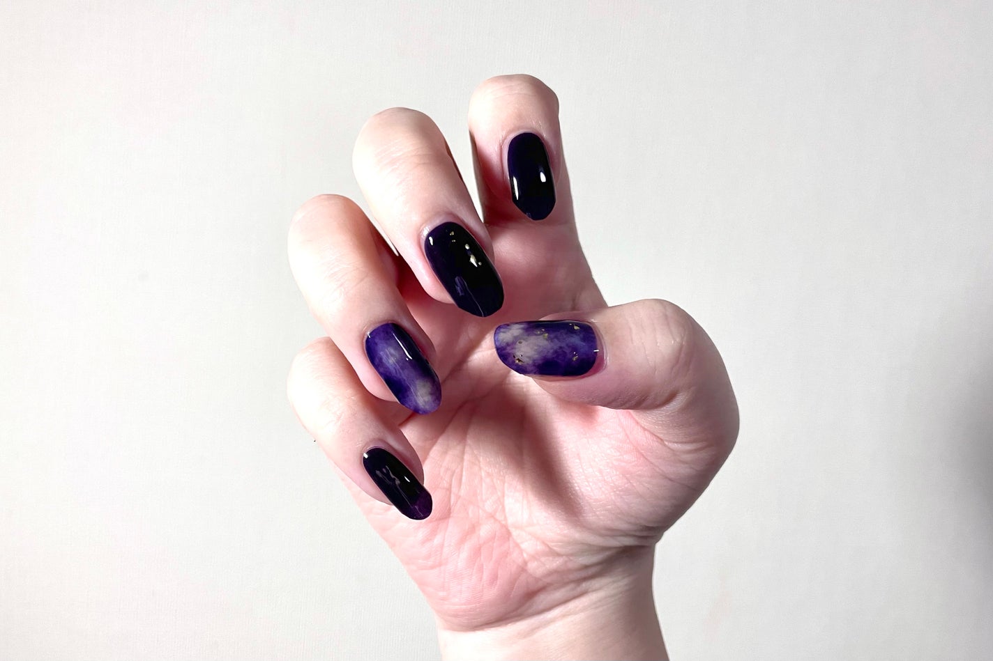 セミキュアジェルネイル(ハンド)/ohora/ネイルシールを使ったクチコミ(5枚目)