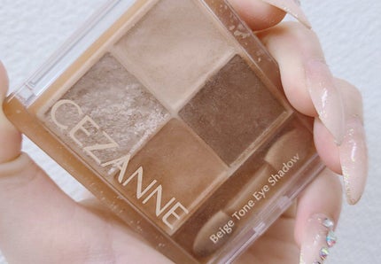 ベージュトーンアイシャドウ/CEZANNE/アイシャドウパレットを使ったクチコミ(1枚目)