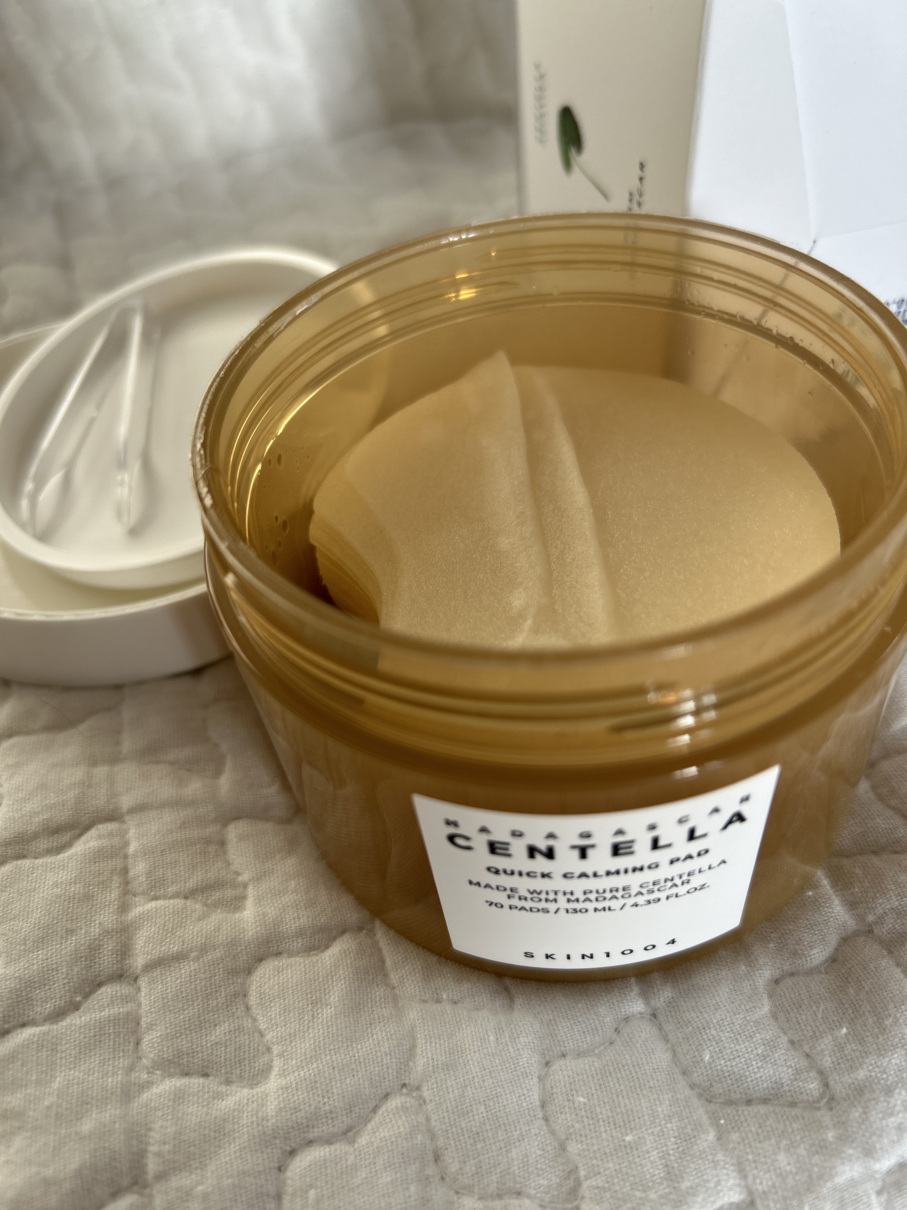 センテラ クイックカーミングパッド/SKIN1004/トナーパッドを使ったクチコミ（2枚目）