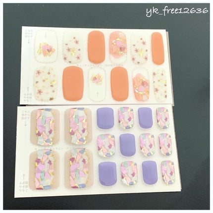 セミキュアジェルネイルシール ハンド用/LYSD’OR/ネイルシールを使ったクチコミ(2枚目)