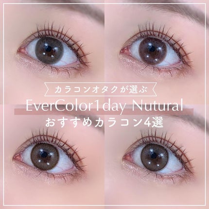 エバーカラーワンデー ナチュラル/エバーカラー/ワンデー(1DAY)カラコンを使ったクチコミ(1枚目)