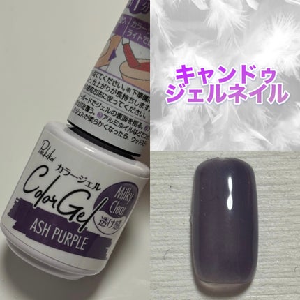 パル カラージェル アッシュパープル/キャンドゥ/ジェルネイルを使ったクチコミ(1枚目)
