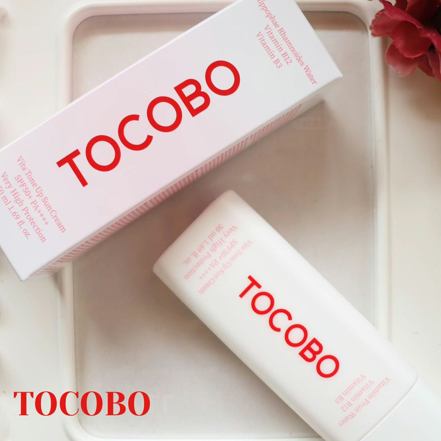 ビタトーンアップサンクリーム/TOCOBO/日焼け止めクリームを使ったクチコミ（1枚目）