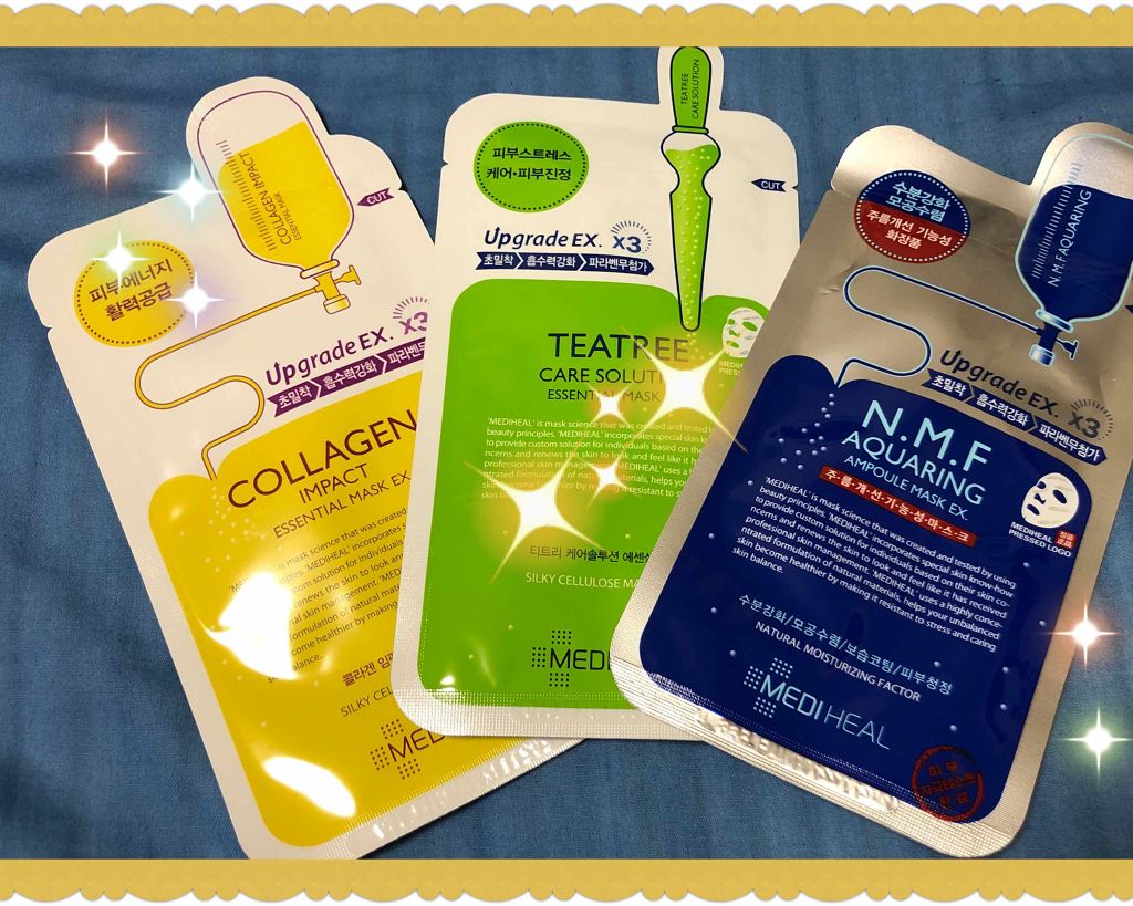 N.M.FアクアアンプルマスクJEX/MEDIHEAL/シートマスク・パックを使ったクチコミ（1枚目）