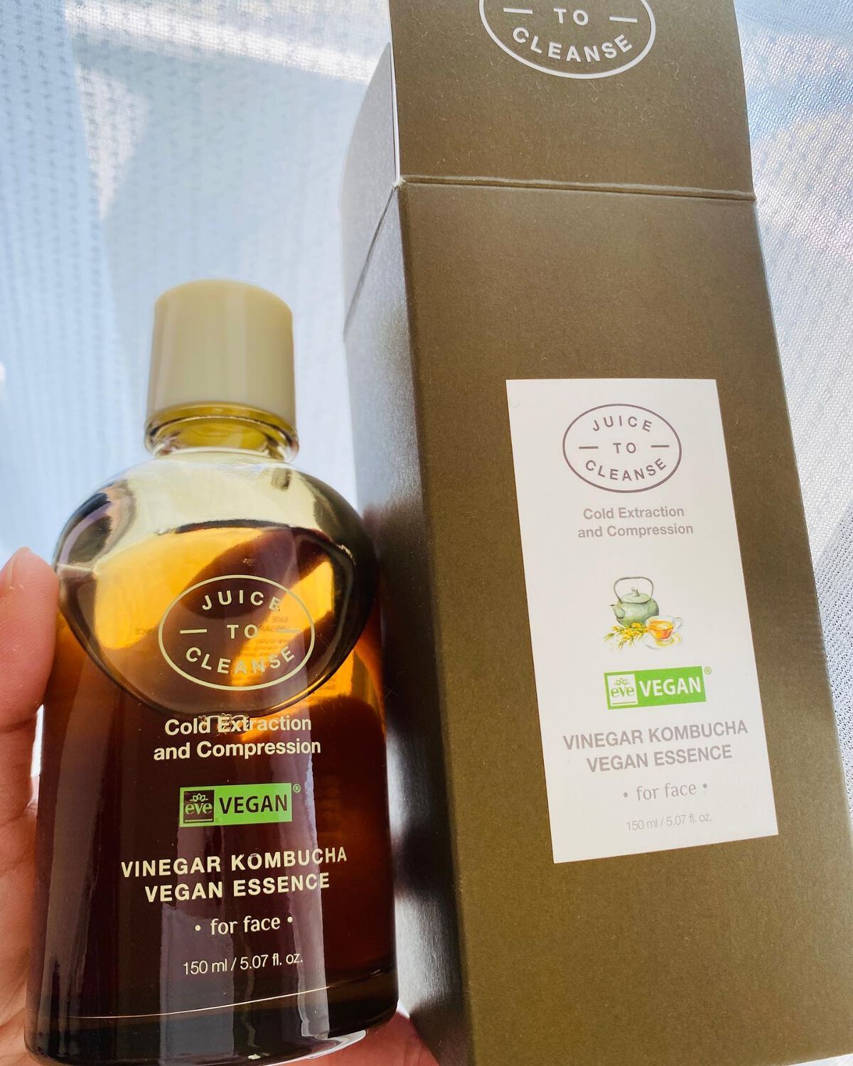 ビネガー コンブチャヴィーガン エッセンス/JUICE TO CLEANSE/美容液を使ったクチコミ（1枚目）