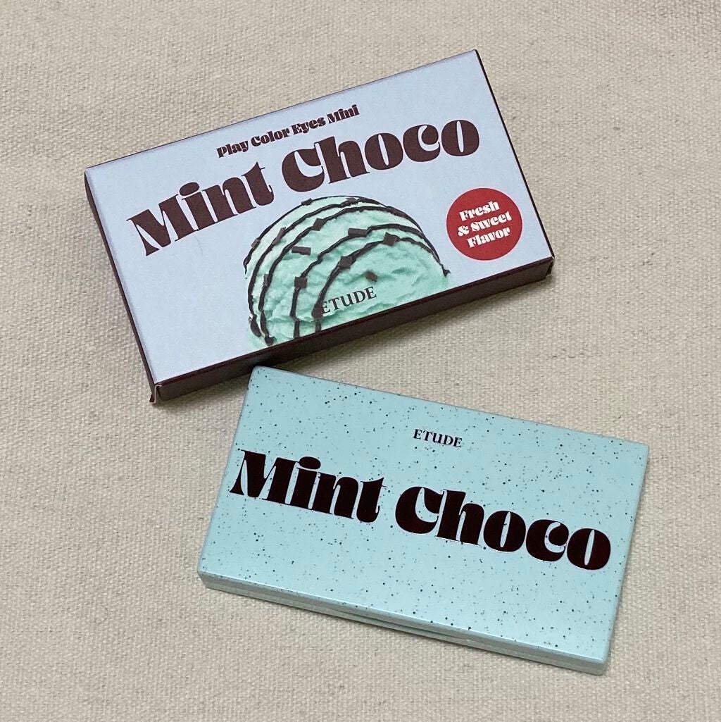 プレイカラーアイズミニ チョコミント/ETUDE/アイシャドウパレットを使ったクチコミ(1枚目)