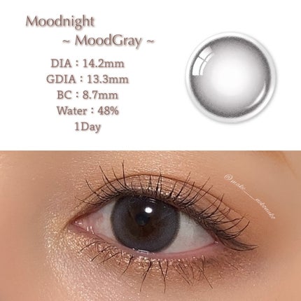 Moodnight 1day/OLENS/ワンデー(1DAY)カラコンを使ったクチコミ(5枚目)
