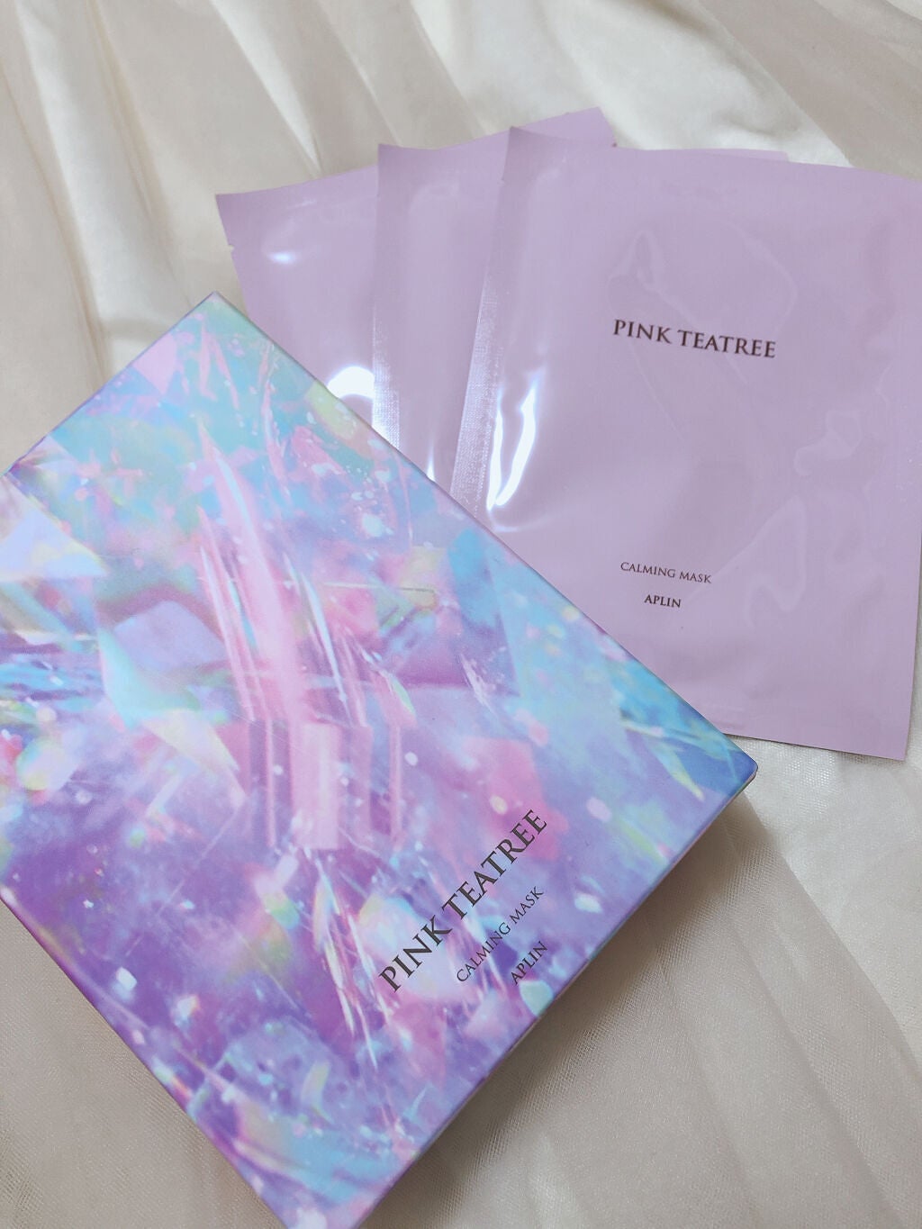 ピンクティーツリーマスクパック/APLIN/シートマスク・パックを使ったクチコミ(2枚目)
