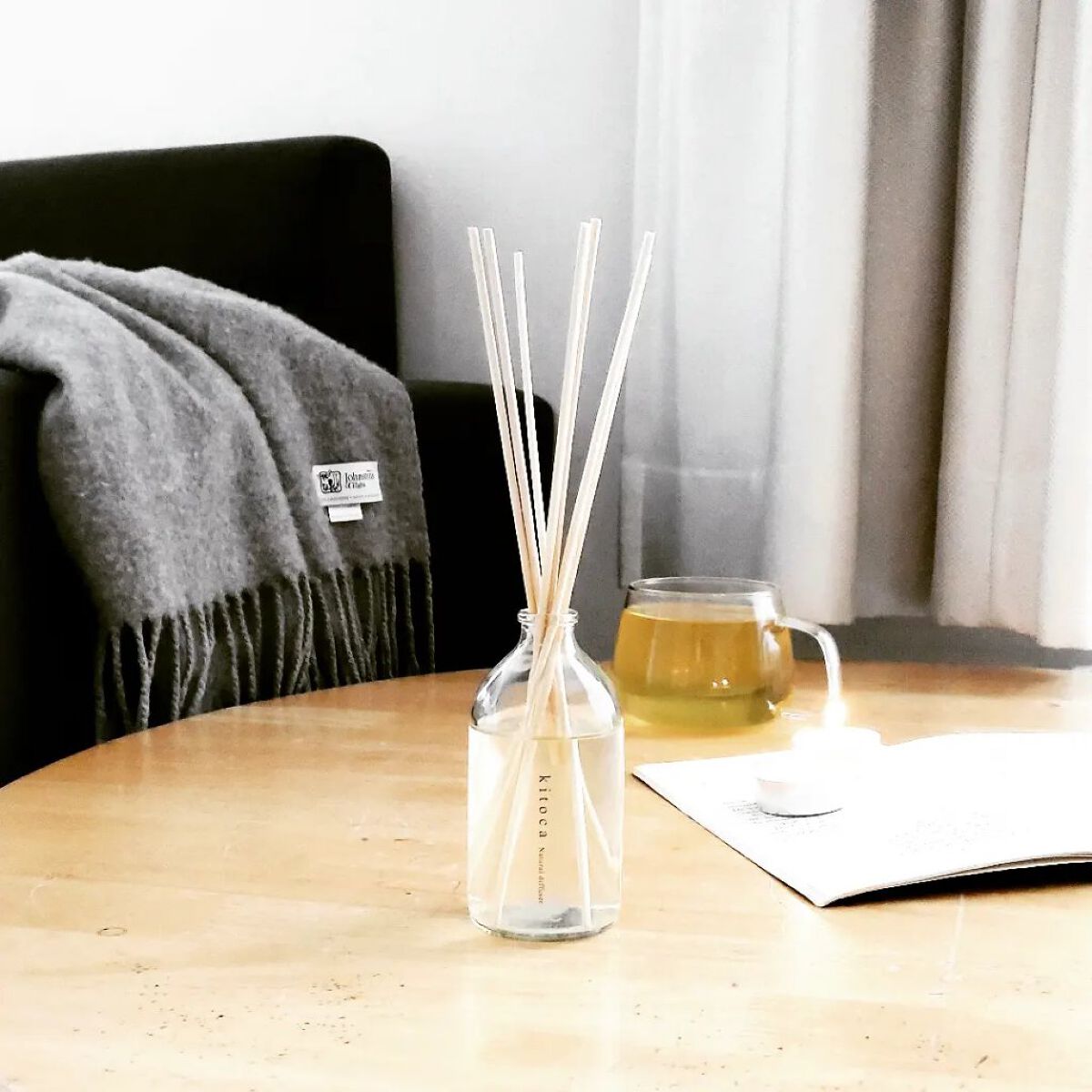 消臭リードディフューザー/Kitoca　木と果/ルームフレグランスを使ったクチコミ（1枚目）