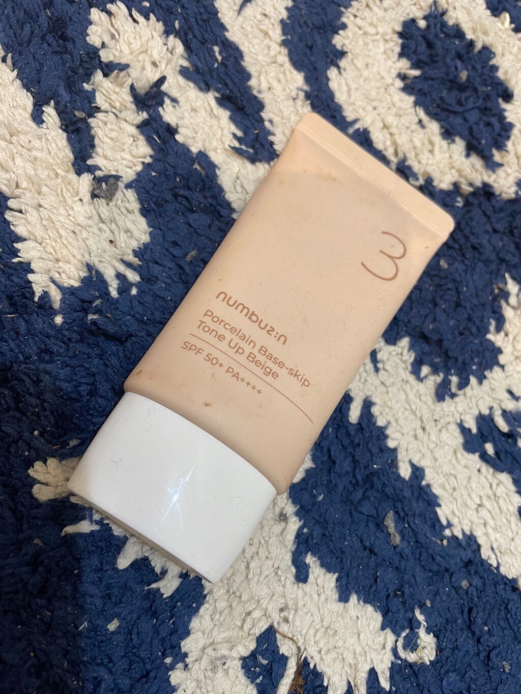 3番 ノーファンデ陶器肌トーンアップクリーム/numbuzin/化粧下地を使ったクチコミ(1枚目)