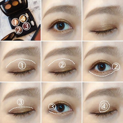 レ キャトル オンブル/CHANEL/アイシャドウパレットを使ったクチコミ(4枚目)